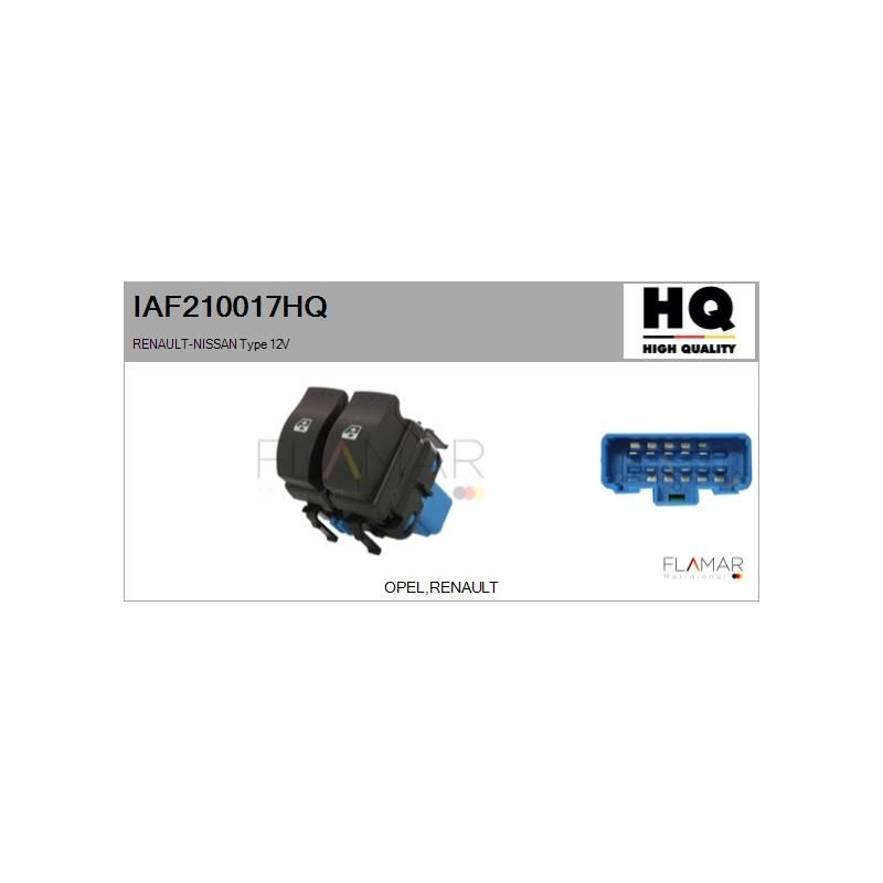 FLAMAR IAF210017HQ Interruptor, elevalunas - 1