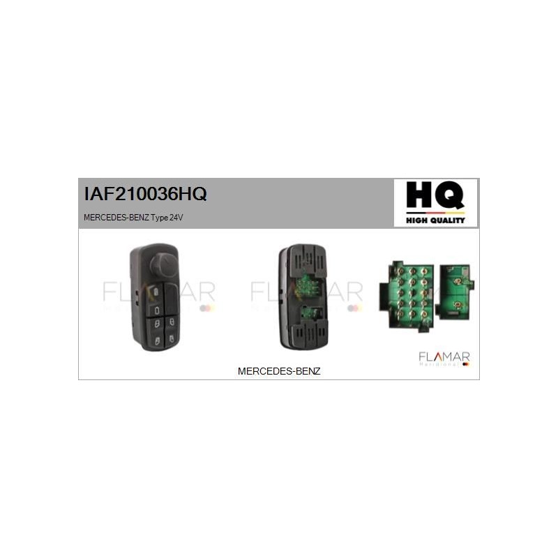 FLAMAR IAF210036HQ Interruptor, elevalunas - 1