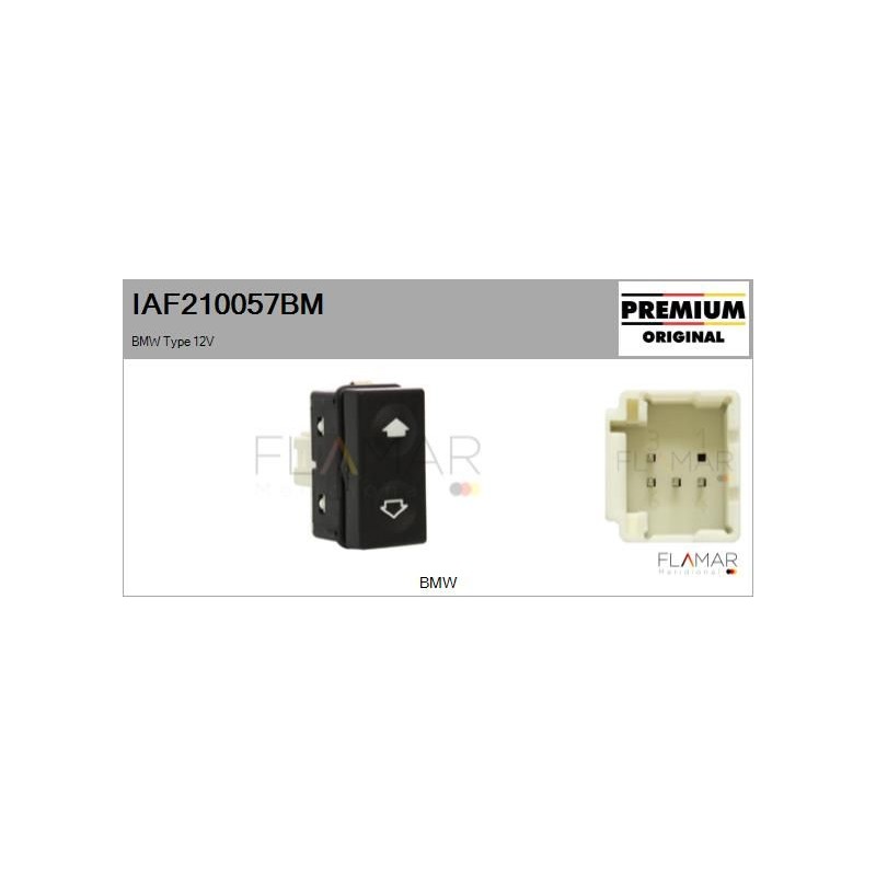 FLAMAR IAF210057BM Interruptor, elevalunas - 1