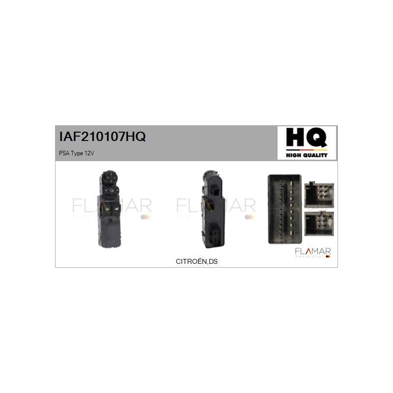 FLAMAR IAF210107HQ Interruptor, elevalunas - 1