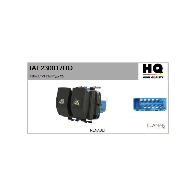 FLAMAR IAF230017HQ Interruptor, elevalunas - 1
