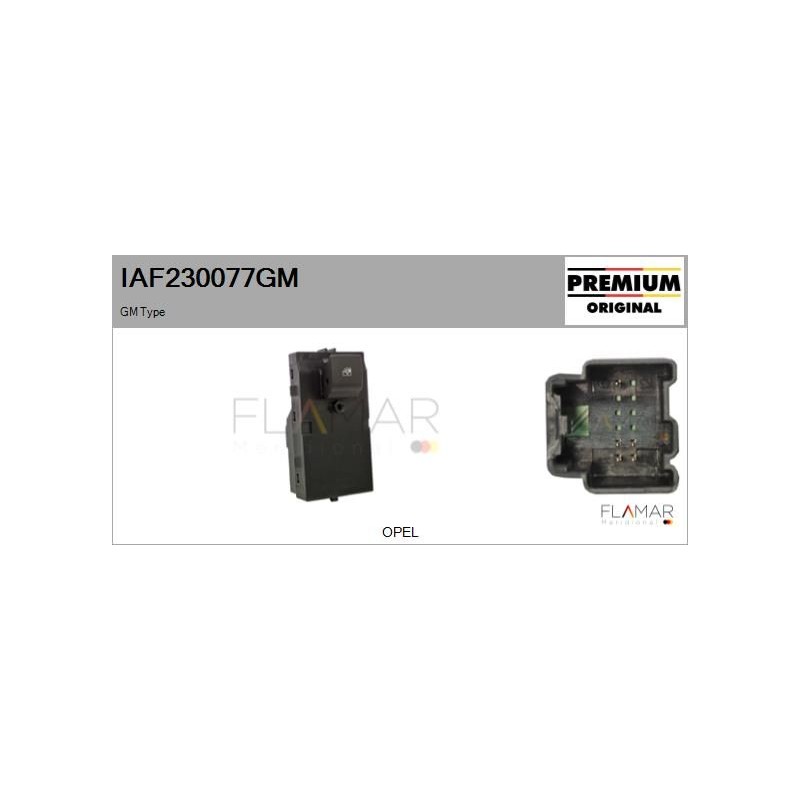 FLAMAR IAF230077GM Interruptor, elevalunas - 1