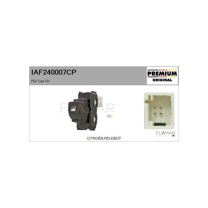 FLAMAR IAF240007CP Interruptor, elevalunas - 1
