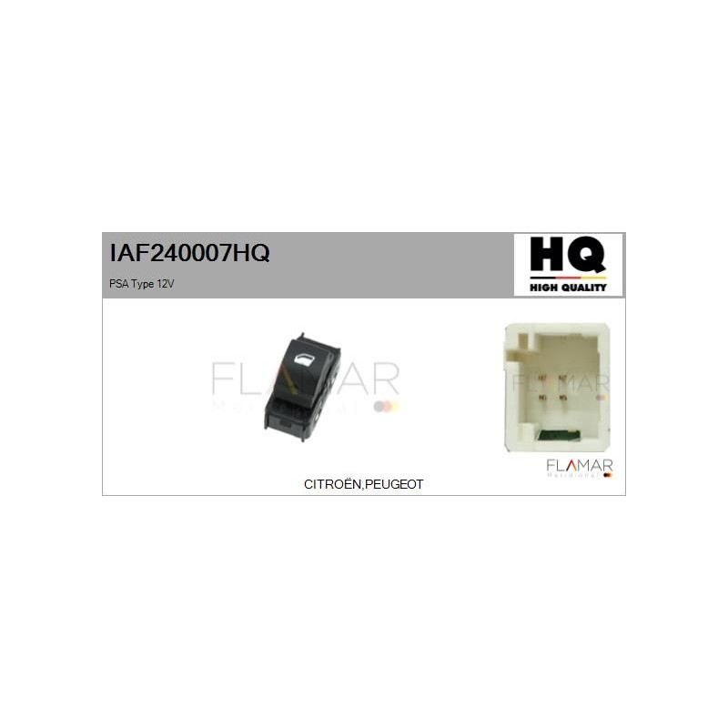 FLAMAR IAF240007HQ Interruptor, elevalunas - 1