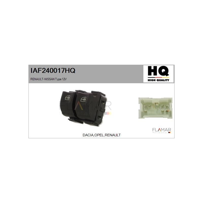 FLAMAR IAF240017HQ Interruptor, elevalunas - 1
