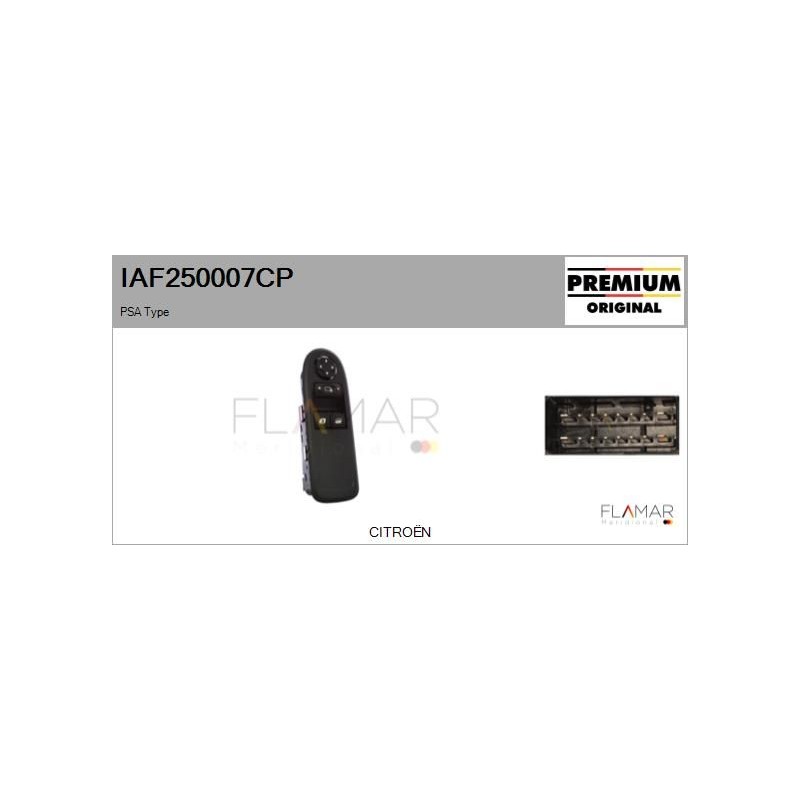 FLAMAR IAF250007CP Interruptor, elevalunas - 1