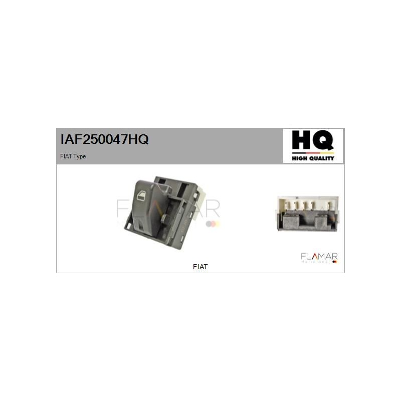 FLAMAR IAF250047HQ Interruptor, elevalunas - 1