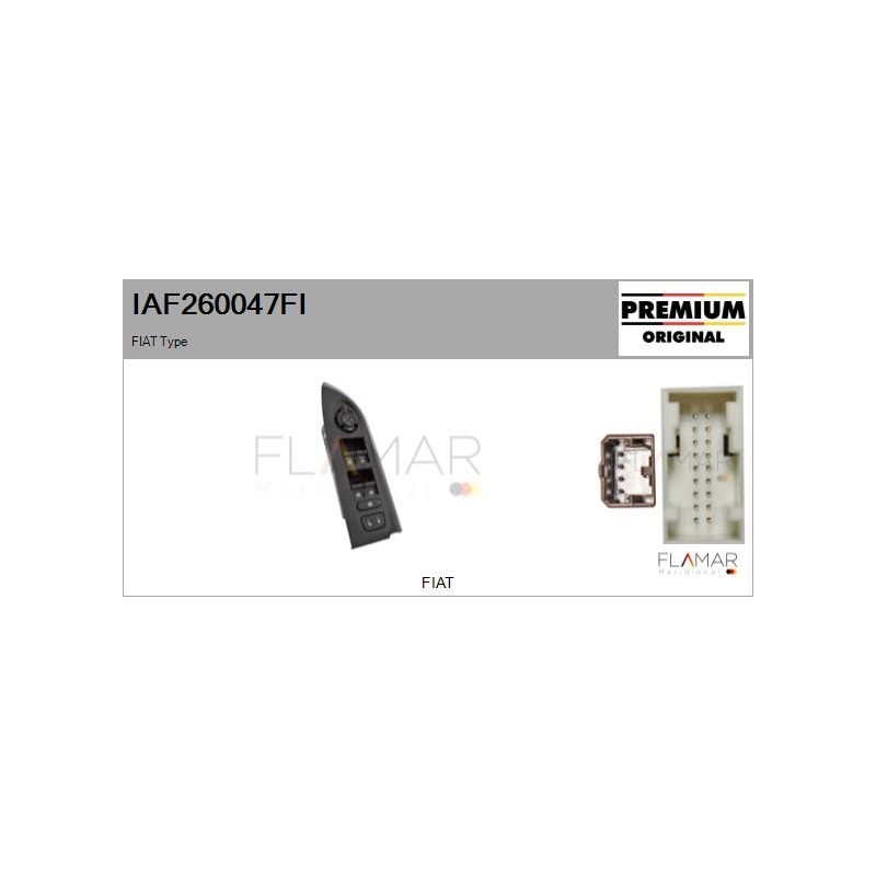 FLAMAR IAF260047FI Interruptor, elevalunas - 1