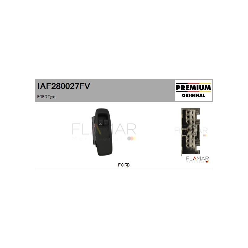 FLAMAR IAF280027FV Interruptor, elevalunas - 1