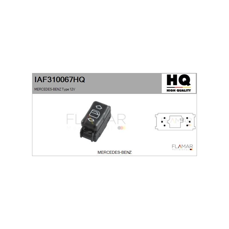 FLAMAR IAF310067HQ Interruptor, elevalunas - 1