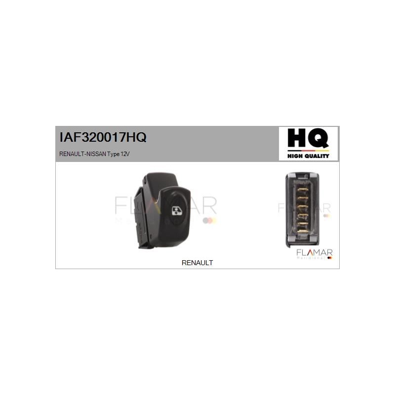 FLAMAR IAF320017HQ Interruptor, elevalunas - 1