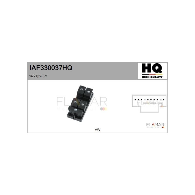 FLAMAR IAF330037HQ Interruptor, elevalunas - 1