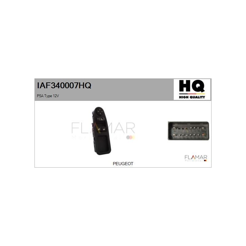 FLAMAR IAF340007HQ Interruptor, elevalunas - 1