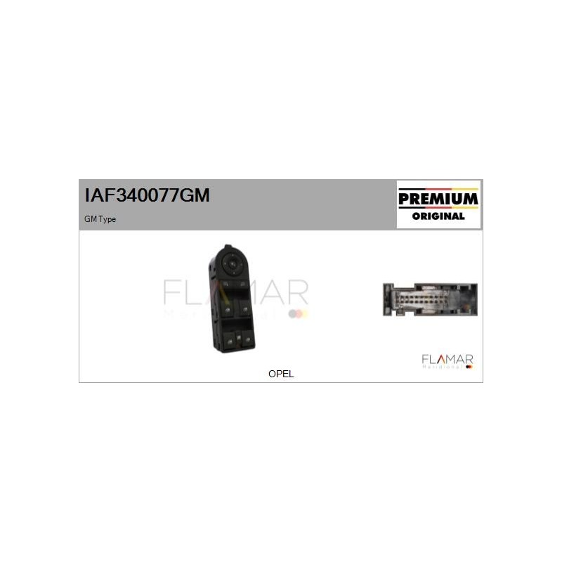 FLAMAR IAF340077GM Interruptor, elevalunas - 1