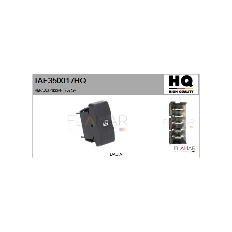 FLAMAR IAF350017HQ Interruptor, elevalunas - 1
