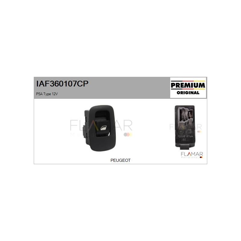 FLAMAR IAF360107CP Interruptor, elevalunas - 1