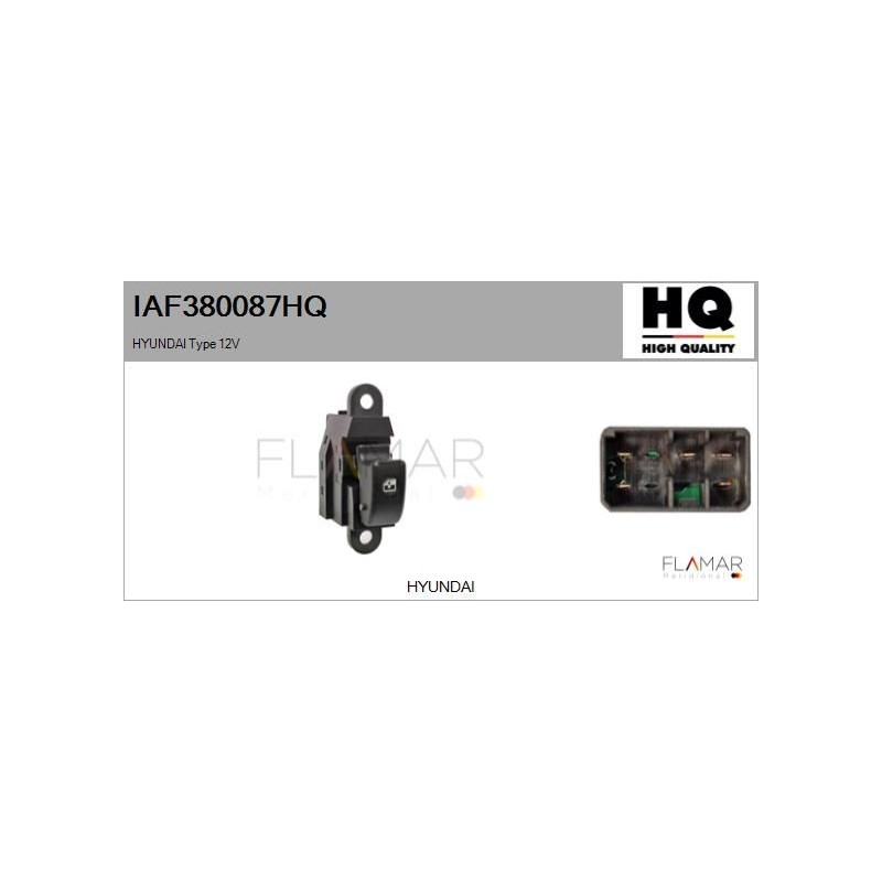 FLAMAR IAF380087HQ Interruptor, elevalunas - 1