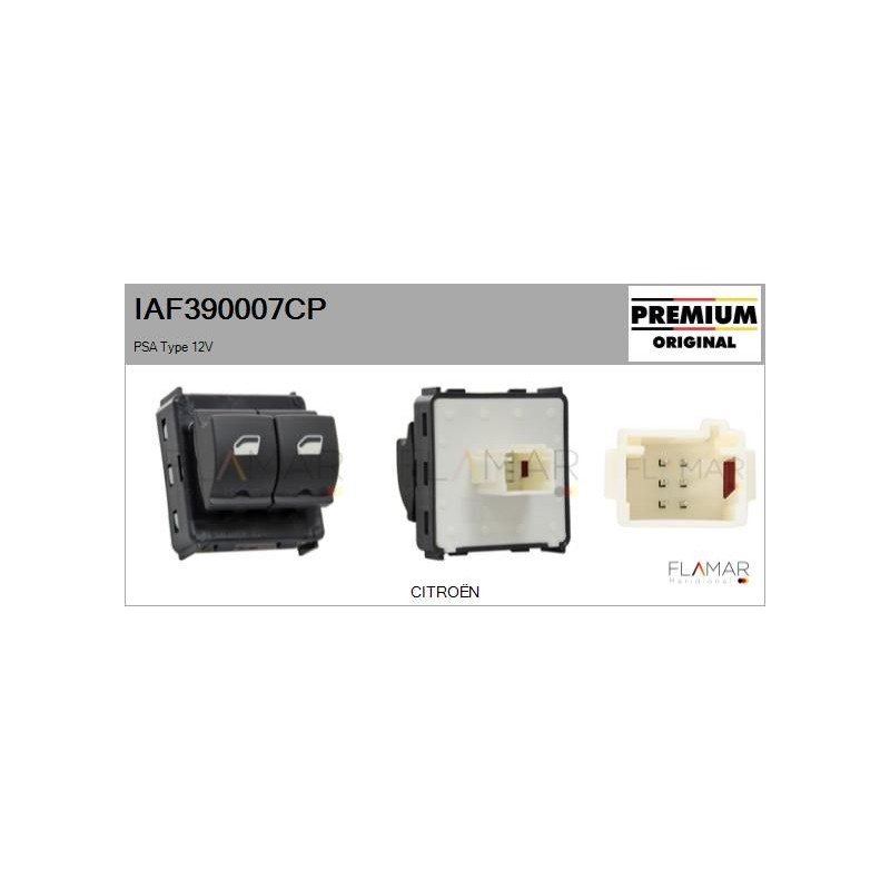 FLAMAR IAF390007CP Interruptor, elevalunas - 1