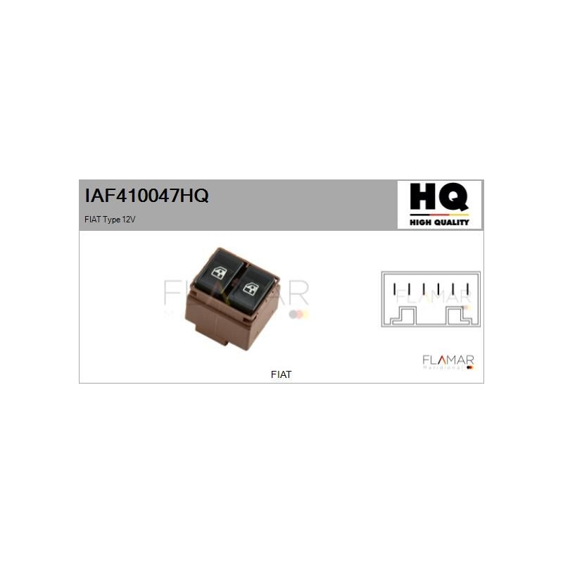 FLAMAR IAF410047HQ Interruptor, elevalunas - 1