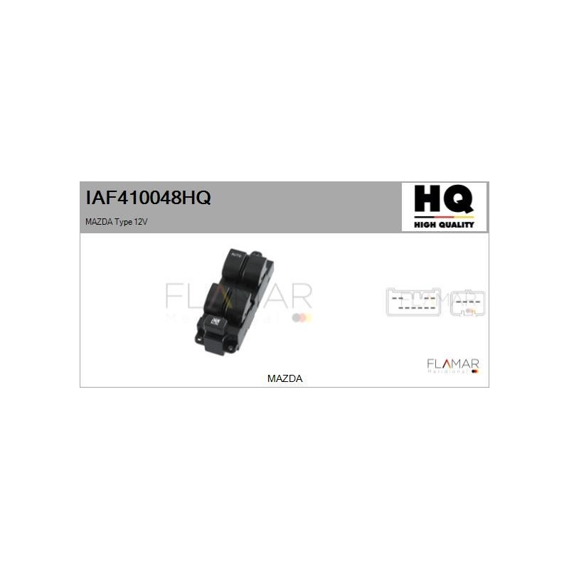 FLAMAR IAF410048HQ Interruptor, elevalunas - 1