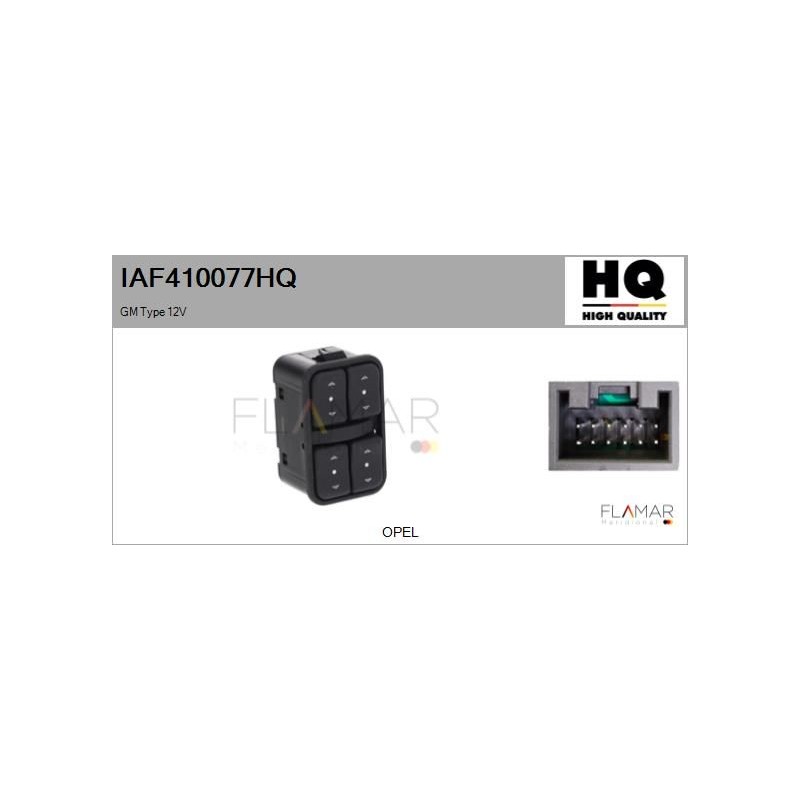 FLAMAR IAF410077HQ Interruptor, elevalunas - 1