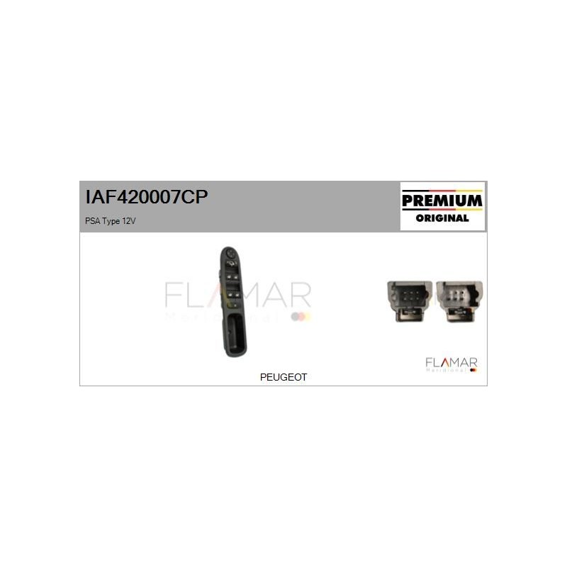 FLAMAR IAF420007CP Interruptor, elevalunas - 1