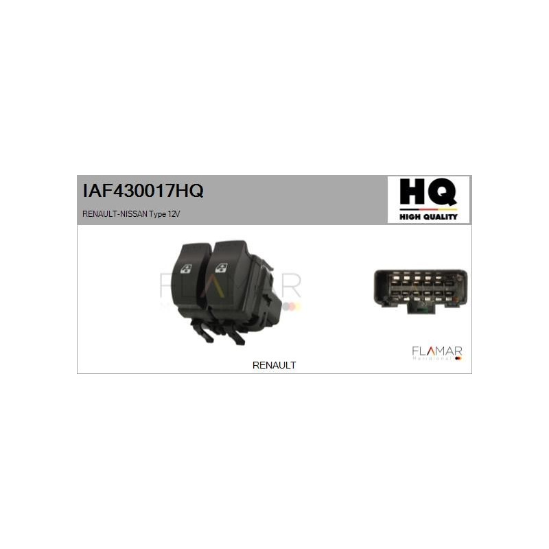 FLAMAR IAF430017HQ Interruptor, elevalunas - 1