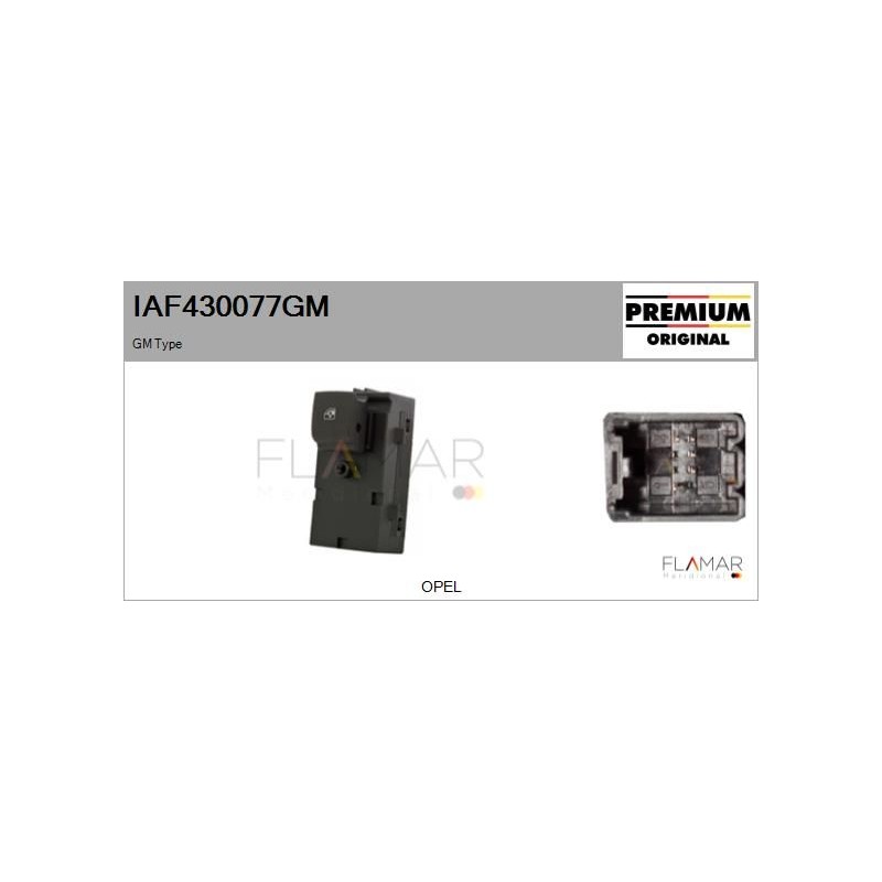 FLAMAR IAF430077GM Interruptor, elevalunas - 1