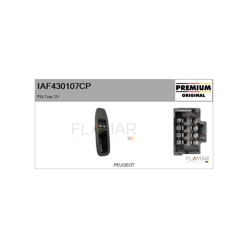 FLAMAR IAF430107CP Interruptor, elevalunas - 1