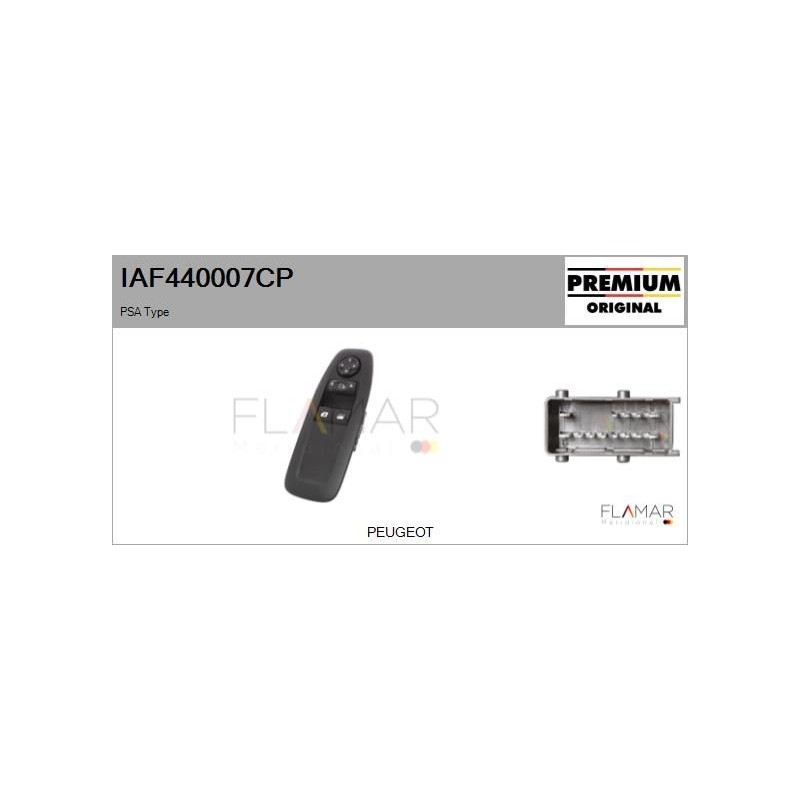 FLAMAR IAF440007CP Interruptor, elevalunas - 1