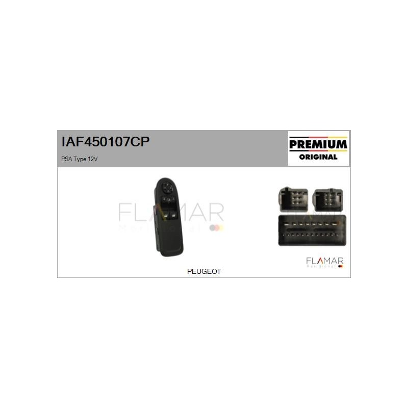 FLAMAR IAF450107CP Interruptor, elevalunas - 1