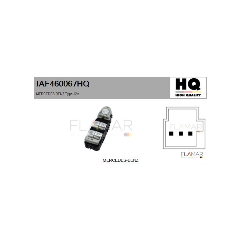 FLAMAR IAF460067HQ Interruptor, elevalunas - 1
