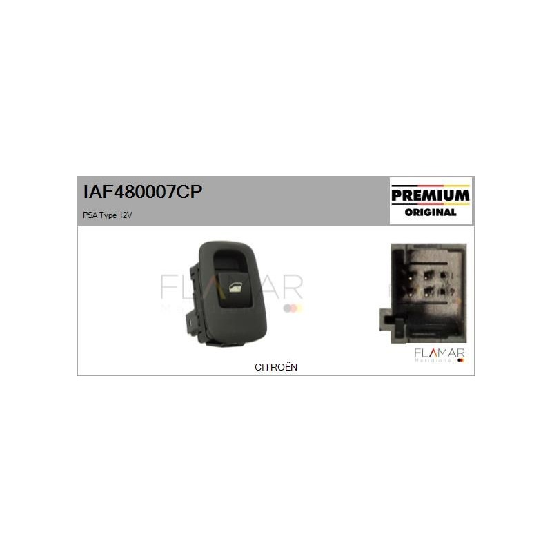 FLAMAR IAF480007CP Interruptor, elevalunas - 1