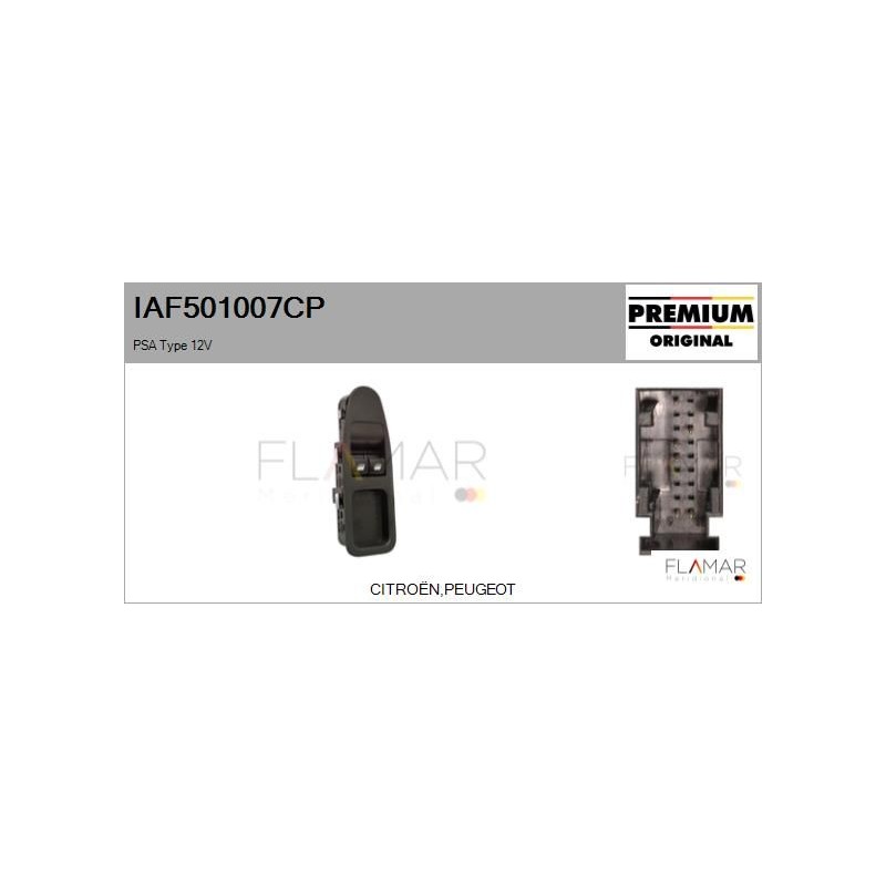 FLAMAR IAF501007CP Interruptor, elevalunas - 1