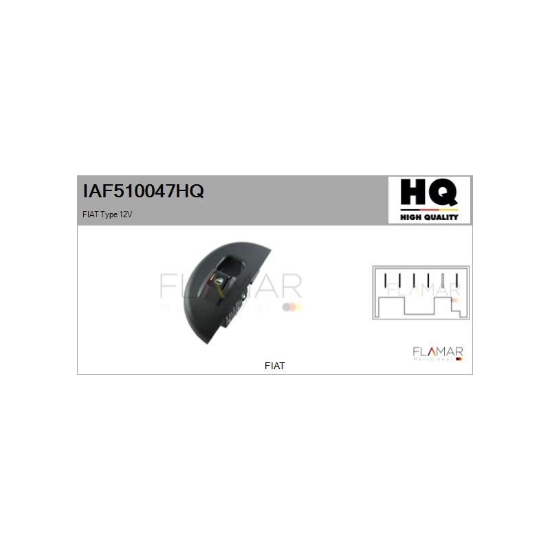 FLAMAR IAF510047HQ Interruptor, elevalunas - 1