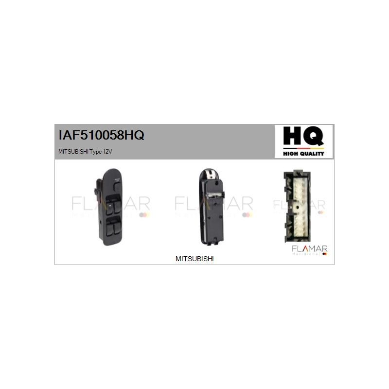 FLAMAR IAF510058HQ Interruptor, elevalunas - 1