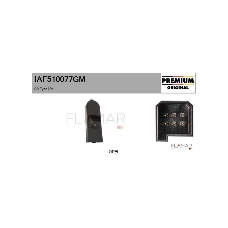 FLAMAR IAF510077GM Interruptor, elevalunas - 1