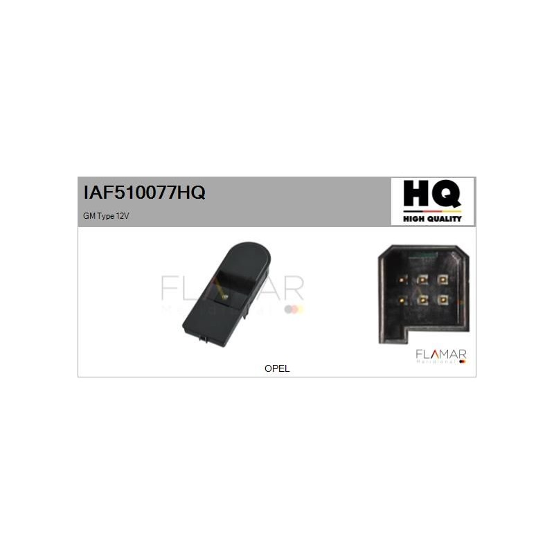 FLAMAR IAF510077HQ Interruptor, elevalunas - 1