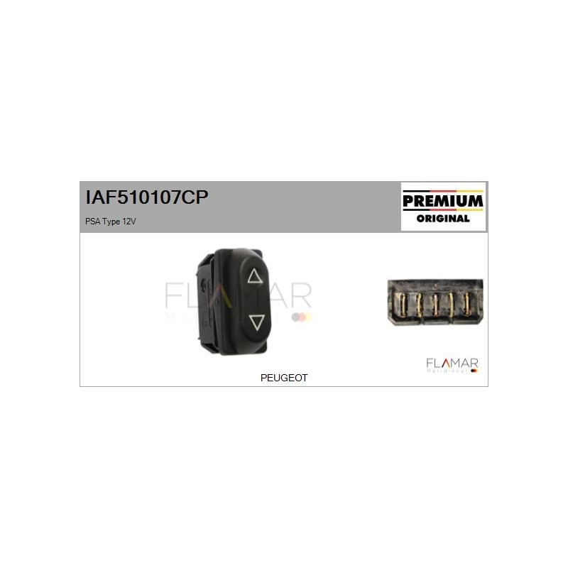 FLAMAR IAF510107CP Interruptor, elevalunas - 1