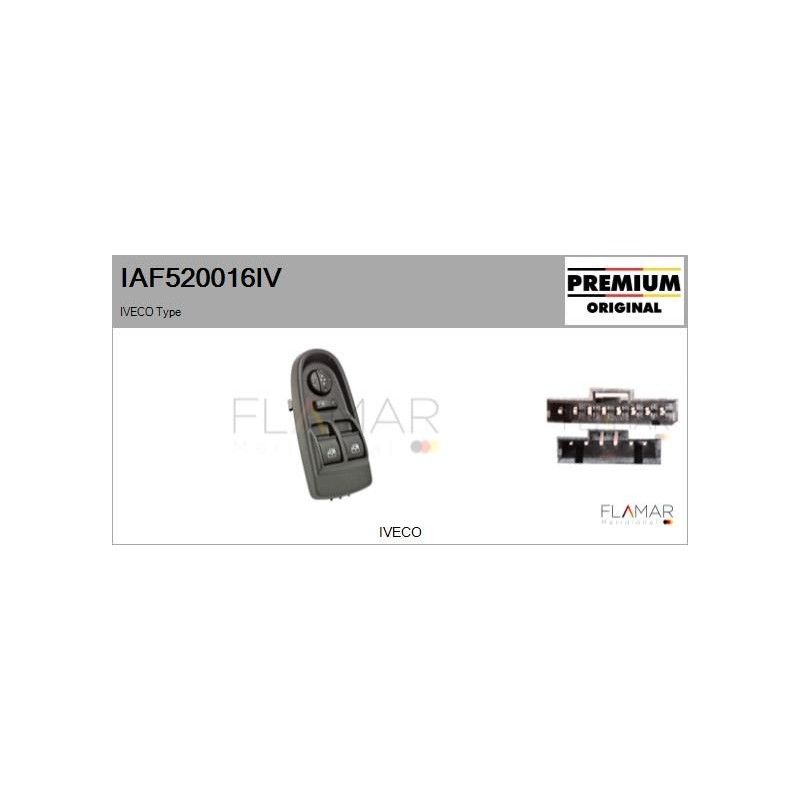 FLAMAR IAF520016IV Interruptor, elevalunas - 1