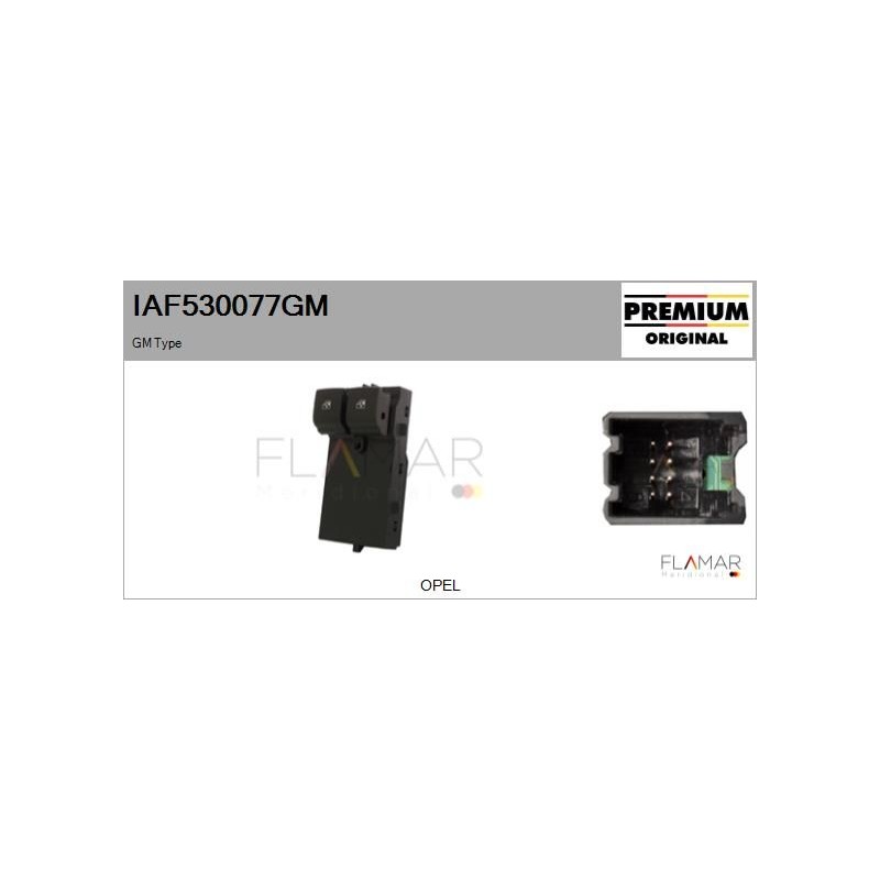 FLAMAR IAF530077GM Interruptor, elevalunas - 1