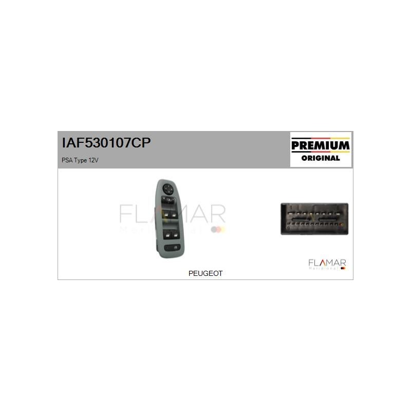 FLAMAR IAF530107CP Interruptor, elevalunas - 1