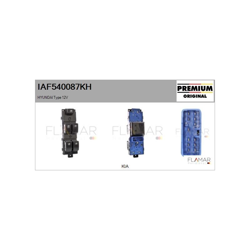 FLAMAR IAF540087KH Interruptor, elevalunas - 1