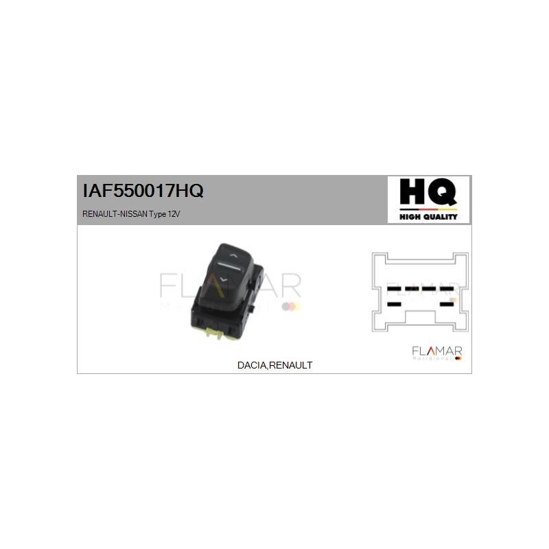 FLAMAR IAF550017HQ Interruptor, elevalunas - 1