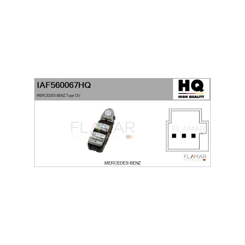 FLAMAR IAF560067HQ Interruptor, elevalunas - 1
