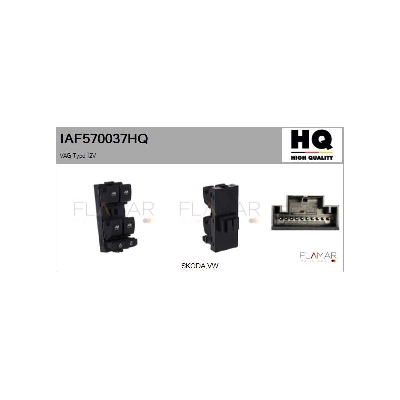 FLAMAR IAF570037HQ Interruptor, elevalunas - 1