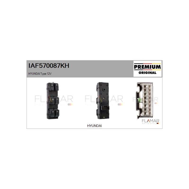 FLAMAR IAF570087KH Interruptor, elevalunas - 1