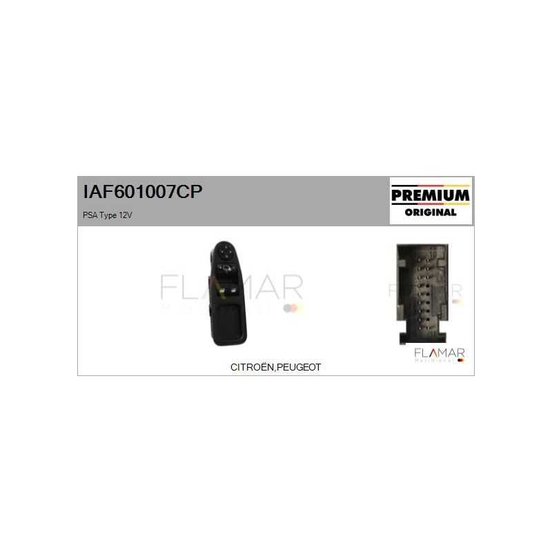 FLAMAR IAF601007CP Interruptor, elevalunas - 1