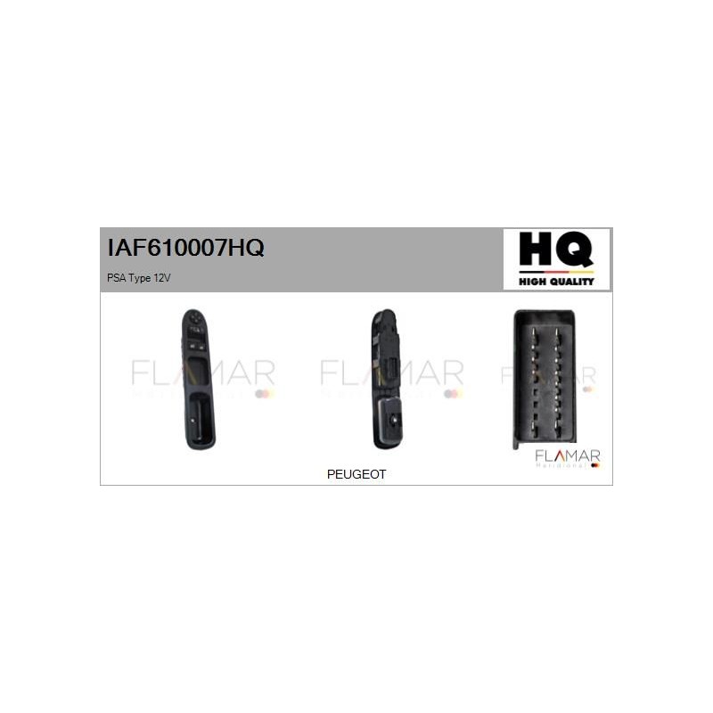 FLAMAR IAF610007HQ Interruptor, elevalunas - 1