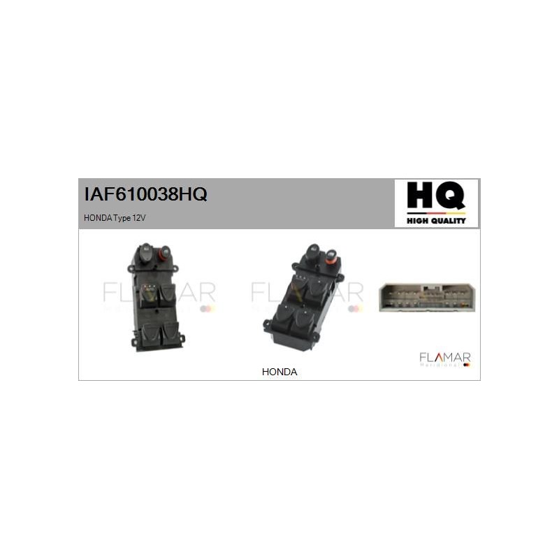 FLAMAR IAF610038HQ Interruptor, elevalunas - 1